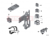 Various cable holders - BMW Motorrad HP4 (0D01, 0D11) 2011