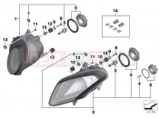 Headlight - BMW Motorrad HP4 (0D01, 0D11) 2011