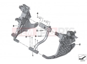 BMW Motorrad BMW 2013 C-Models C evolution (0C03) Front panel carrier