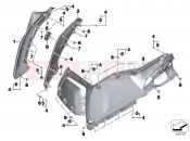 BMW Motorrad BMW 2013 C-Models C evolution (0C03) Fairing, side section, front
