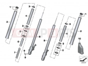 BMW Motorrad BMW 2016 C-Models C evolution (0C03) Telescopic fork, single parts