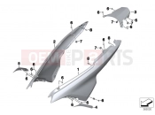 BMW Motorrad BMW 2014 C-Models C evolution (0C03) Tail trim
