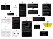 BMW Motorrad BMW 2014 C-Models C evolution (0C03) Various notice stickers