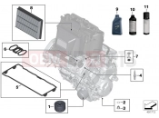 BMW Motorrad BMW 2012 S models HP4 (0D01, 0D11) Engine oil / maintenance service