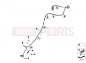 BMW Motorrad BMW 2012 S models HP4 (0D01, 0D11) Rotational-speed sensor, rear