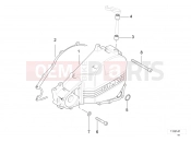 Engine housing cover, left - BMW Motorrad F 650 CS 04 (0177,0187) 2004