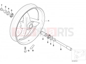 Front wheel - BMW Motorrad F 650 CS 04 (0177,0187) 2004