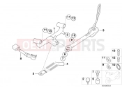Side stand with frame, lower part - BMW Motorrad F 650 CS 04 (0177,0187) 2004