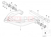 BMW Motorrad BMW 2004 R-Models 4V R 850 R 02 (0428) Trailing arm