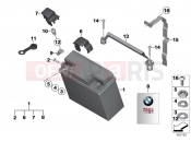 BMW Motorrad BMW 2004 R-Models 4V R 850 R 02 (0428) Battery, maintenance-free