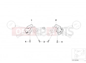 BMW Motorrad BMW 2004 R-Models 4V R 850 R 02 (0428) Comb. switch Handlebar/EU-contin. light