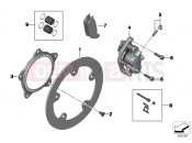 BMW Motorrad BMW 2015 C-Models C evolution (0C03) Front wheel brake