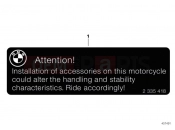 BMW Motorrad BMW 2015 C-Models C evolution (0C03) Label 