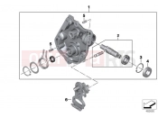 BMW Motorrad BMW 2017 R-Models K5x R 1200 RT (0A03, 0A13) Shift control housing cover