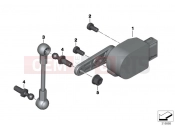 BMW Motorrad BMW 2017 R-Models K5x R 1200 RT (0A03, 0A13) Level sensor