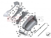 BMW Motorrad BMW 2017 R-Models K5x R 1200 RT (0A03, 0A13) Case, lower part