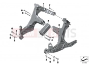 BMW Motorrad BMW 2017 R-Models K5x R 1200 RT (0A03, 0A13) Front panel carrier