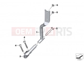 BMW Motorrad BMW 2017 R-Models K5x R 1200 RT (0A03, 0A13) Bracket, flashing warning light, front