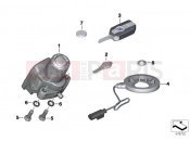 BMW Motorrad BMW 2017 R-Models K5x R 1200 RT (0A03, 0A13) RF remote control locking system