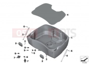 BMW Motorrad BMW 2017 R-Models K5x R 1200 RT (0A03, 0A13) Top Case bottom section