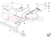 BMW Motorrad BMW 1995 R-Models 4V R 850 R 94 (0401,0406) Flash signalling light/control unit