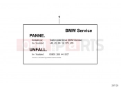 BMW Motorrad BMW 1995 R-Models 4V R 850 R 94 (0401,0406) Label