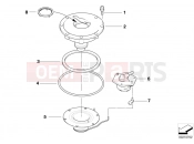 BMW Motorrad BMW 2006 R-Models 4V R 850 R 02 (0428) Filler cap