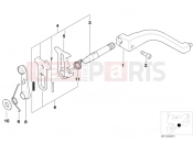 BMW Motorrad BMW 2006 R-Models 4V R 850 R 02 (0428) 6-speed transmission shift components