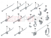 BMW Motorrad BMW 2006 R-Models 4V R 850 R 02 (0428) Cable strap, hose/cable clip