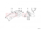 BMW Motorrad BMW 1997 R-Models 4V R 850 GS 95 (0403) Registration plate mounting