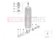 BMW Motorrad BMW 1997 R-Models 4V R 850 R 94 (0401,0406) Spring strut, front