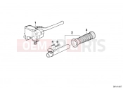 BMW Motorrad BMW 1997 R-Models 4V R 850 R 94 (0401,0406) Complete right handle unit