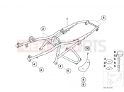 BMW Motorrad BMW 1997 R-Models 4V R 850 R 94 (0401,0406) Rear frame