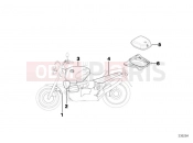 BMW Motorrad BMW 1997 R-Models 4V R 850 R 94 (0401,0406) Primed parts