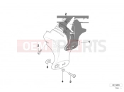 BMW Motorrad BMW 1997 R-Models 4V R 850 R 94 (0401,0406) Headlight mounting hardware