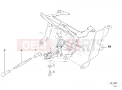 BMW Motorrad BMW 1997 R-Models 4V R 850 R 94 (0401,0406) Headlight bracket, authorities
