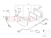 BMW Motorrad BMW 1997 R-Models 4V R 850 R 94 (0401,0406) Rear fog light