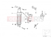 BMW Motorrad BMW 1998 R-Models 4V R 850 GS 95 (0403) Spring strut, rear