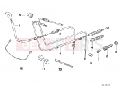 BMW Motorrad BMW 1998 R-Models 4V R 850 R 94 (0401,0406) Bowden cable