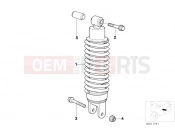 BMW Motorrad BMW 1998 R-Models 4V R 850 R 94 (0401,0406) Spring strut, rear