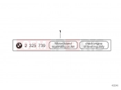 BMW Motorrad BMW 1998 R-Models 4V R 850 R 94 (0401,0406) Label 