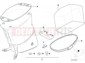 BMW Motorrad BMW 1998 R-Models 4V R 850 R 94 (0401,0406) tank-top bag 99