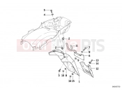 BMW Motorrad BMW 1998 R-Models 4V R 850 RT 96 (0412) Registration plate mounting