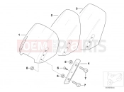 BMW Motorrad BMW 1998 R-Models 4V R 850 RT 96 (0412) Windshield mounted parts