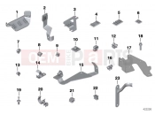 BMW Motorrad BMW 1998 R-Models 4V R 850 RT 96 (0412) Various cable holders