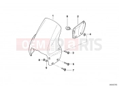 BMW Motorrad BMW 1999 R-Models 4V R 850 GS 95 (0403) Windshield mounted parts