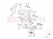 BMW Motorrad BMW 1999 R-Models 4V R 850 GS 95 (0403) Footpeg plate/Front footpeg