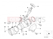 BMW Motorrad BMW 1999 R-Models 4V R 850 R 02 (0428) Throttle Housing Assy