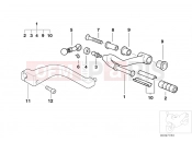 BMW Motorrad BMW 1999 R-Models 4V R 850 R 02 (0428) External gearshift parts/Shift lever