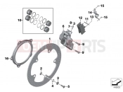 BMW Motorrad BMW 1999 R-Models 4V R 850 R 02 (0428) Front wheel brake